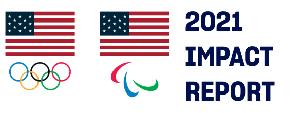 Logo of USOPC 2021 Impact Report.